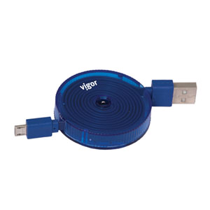 CU9917-C
	-ASWAN USB CHARGING CABLE
	-Royal Blue (Clearance Minimum 330 Units)